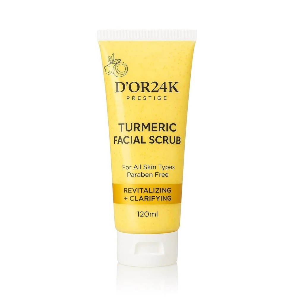 D'Or Skincare Turmeric Facial Scrub - Yellow
